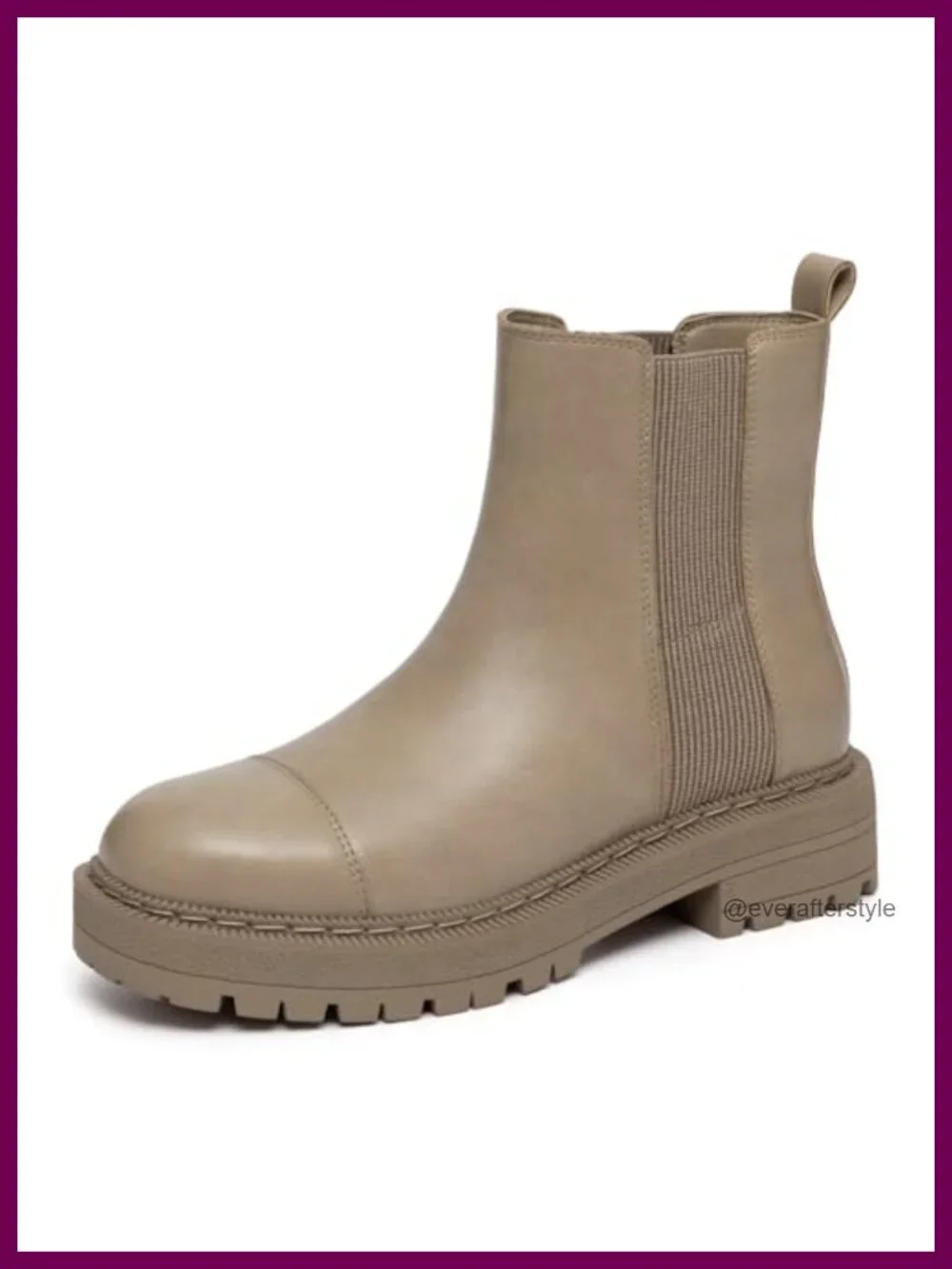 Women's Chunky Heel Slip On Chelsea Ankle Booties